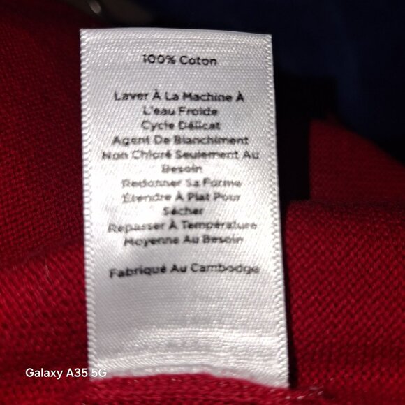 Talbots Plus Women's Red V-Neck Sweater 2X Classic Elegant Office Business - Picture 8 of 8